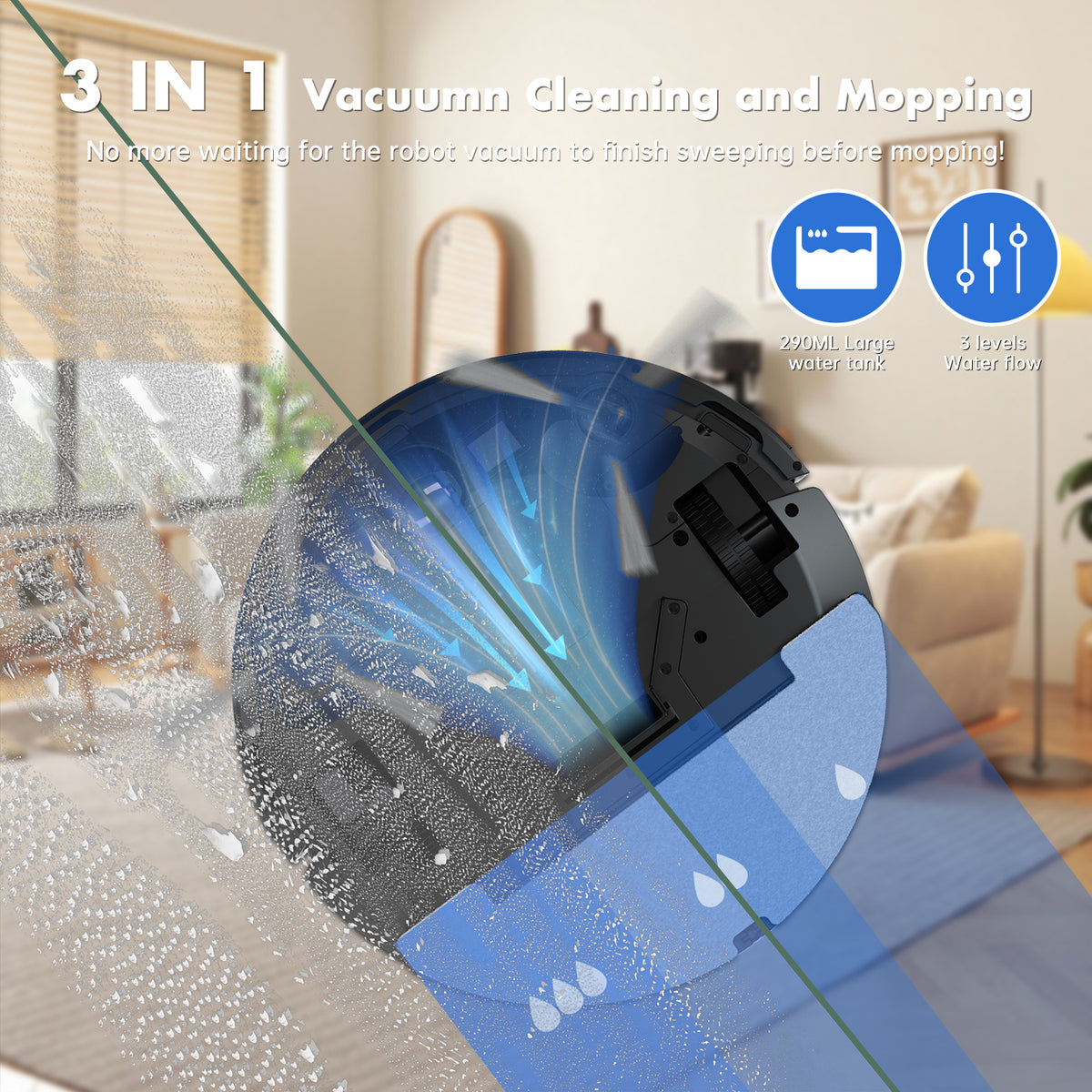 3-in-1 cleaning system